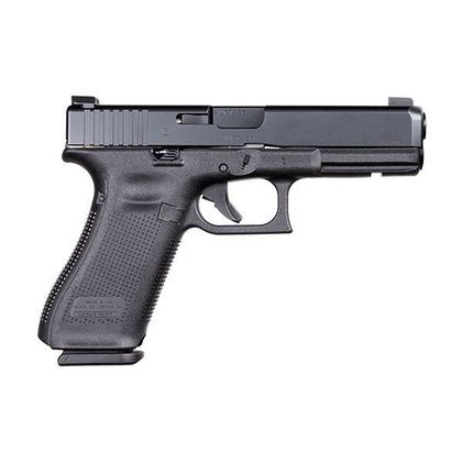 Glock Gen 5 9mm Pistol - Ameriglo Sights, Black Finish, 17+1 Capacity