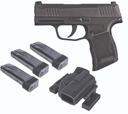 SIG Sauer P365x TacPac 9mm Compact Optic-Ready Pistol & Holster