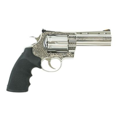 Colt Anaconda Filigree .44 Mag Revolver - 4.25" Barrel, Stainless Finish
