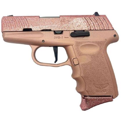 SCCY DVG-1 Rose Gold 9mm Pistol - Stylish Compact Concealed Carry