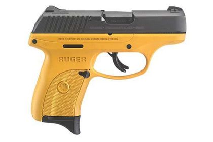 Ruger LC9s Gen 1 Compact 9mm - Yellow Cerakote Self-Defense Pistol
