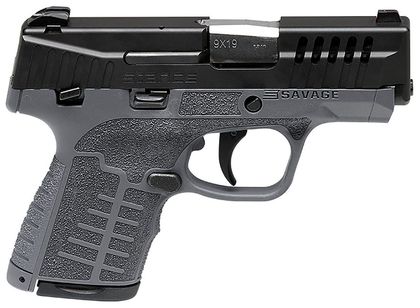 Savage Stance Gen 1 Compact 9mm Semi-Auto Handgun, Gray/Black Finish