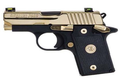Sig Sauer P238 Black Gold .380 ACP Compact Pistol - Gen 1