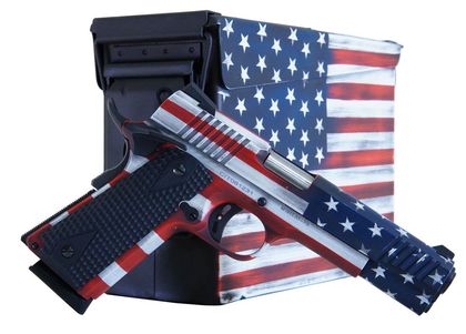 Citadel M1911 Gen 1 Patriot .45 ACP Pistol - American Flag Finish