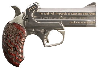 Bond Arms PT2A Derringer .357 Magnum - Custom Engraved Rosewood Edition