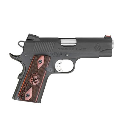 Springfield 1911 Compact Gen 1: .45 ACP, 4" Barrel, Cocobolo Grip