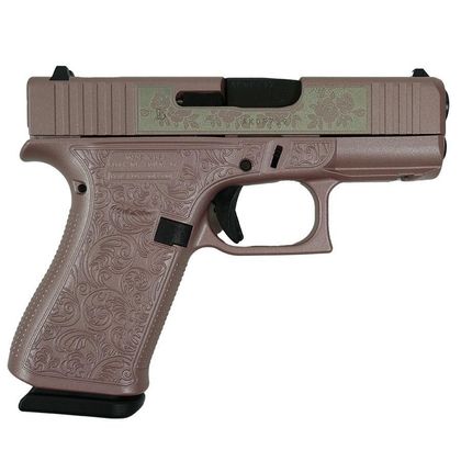 GLOCK G43X Gen 1 - Pink Power 9mm Semi-Auto Handgun, 10-Round Capacity