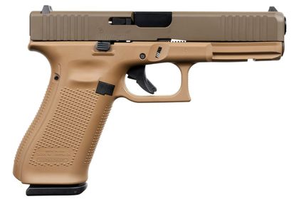 Glock 17 Gen 5 Dark Earth 9mm Semi-Auto, 17-Rd Tactical Handgun