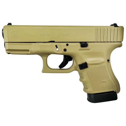 Glock G30 Gen 1 Compact .45 ACP Pistol - FDE, Safe Action, 10rd Mag