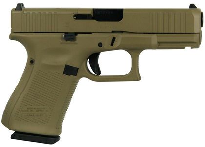 Glock 19 Gen 5 MOS FDE - Optics Ready 9mm Pistol, 15rd Capacity
