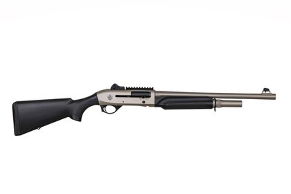 MAC 2 Tactical Gen 1: 12-Gauge Semi-Auto Shotgun - Black/Nickel Finish