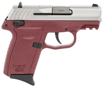 SCCY CPX-1 Gen3 9mm, Crimson Red Compact Defense Handgun
