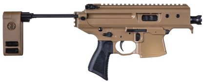 Sig Sauer MPX Copperhead 9mm Semi-Auto Pistol, Coyote Brown Finish