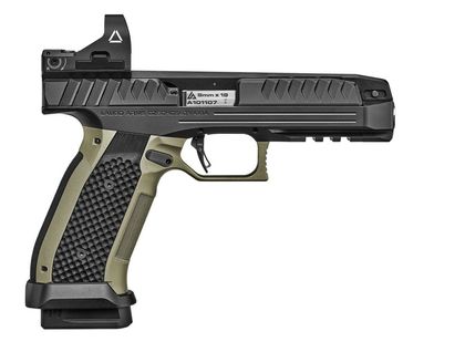 Laugo Arms Alien Gen 1 9MM Pistol - Black & Green, 17-Round Capacity