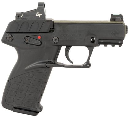 KelTec P17 Gen1 .22 LR 16+1 DAO Pistol - OD Green, Fiber Optic Sights