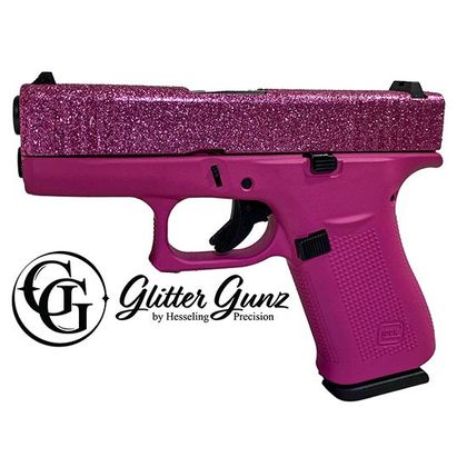 Glock G43X Pink Precision 9mm Compact Pistol - Gen 1, 10rd Semi-Auto
