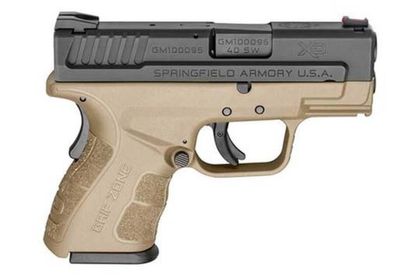 Springfield XD Mod.2 Gen 2 .40 S&W Compact - GripZone & Fiber Optic