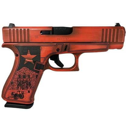 Glock 48 Gen 1 "Texas Orange" 9mm Pistol - Custom Ergonomic Design