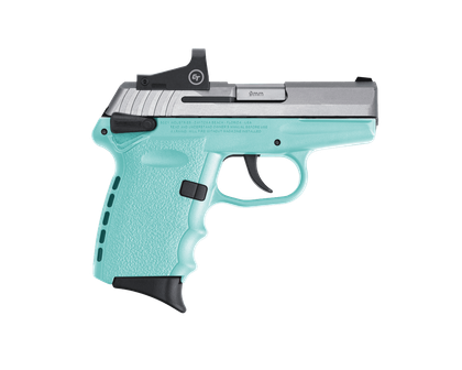 SCCY CPX-1 Gen 1 Robin Blue 9mm Pistol with Crimson Trace Red Dot