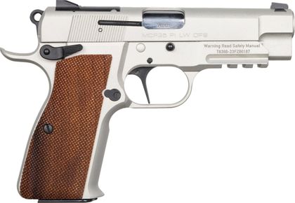 Girsan MCP32 PI LW OPS 9mm Stainless Handgun, 15+1 Rds, Walnut Grips