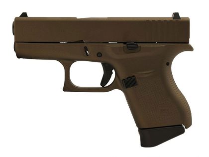 Glock 43 Gen 1 Midnight Bronze 9mm Compact Concealed Carry Pistol