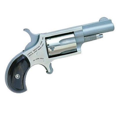 NAA Mini-Revolver .22 LR Gen 1 - Stainless 1.625" Rubber Grip