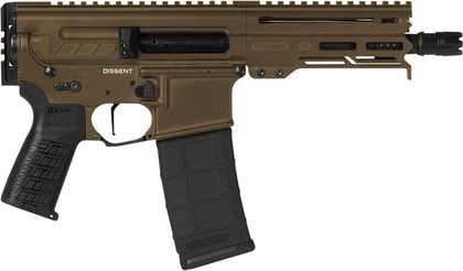 CMMG Dissent MK4 Midnight Bronze 9mm Semi-Auto Pistol, 33+1 Optic Ready