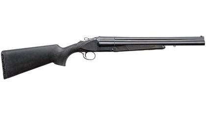 Charles Daly Triple Threat 12GA SxS Shotgun - Black Chrome Finish