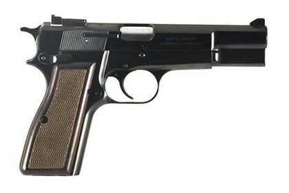Browning Hi-Power 9mm Gen 1 Classic Blued Pistol - Altamont Grip