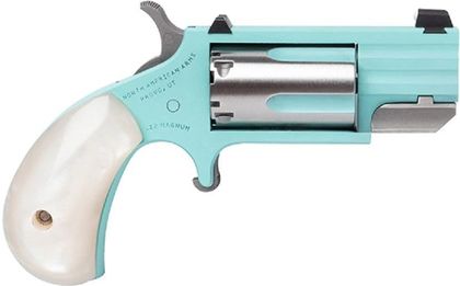 North American Arms Pug Gen 1 Turquoise .22 WMR Compact Revolver