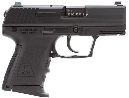 HK P2000SK V2 LEM 9mm Compact Night Sight Pistol - Black