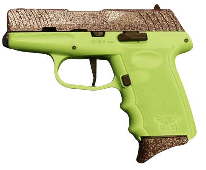 SCCY DVG1 Gen 1 Lime Green 9mm SubCompact Pistol - Striking Style