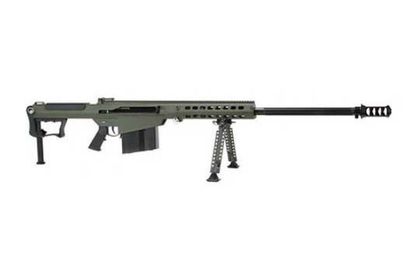 Barrett M107A1 Gen 3 .50 BMG Semi-Auto Rifle - OD Green Cerakote