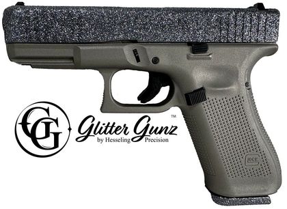 Glock G45 Gen5 9mm Semi-Auto, Grey Glitter, 17+1 Capacity
