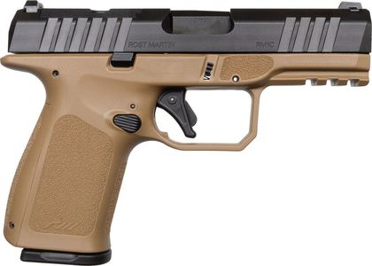 Rost Martin RM1C Gen1 9mm Compact DAO - FDE Finish, Ambidextrous Design