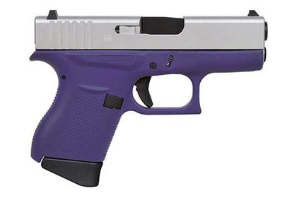 Glock G43 Gen 5 Subcompact 9mm - Purple Cerakote, Silver Slide