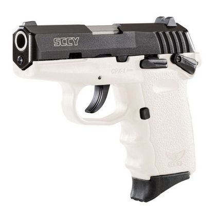 SCCY CPX-1 Gen 1 Carbon White 9mm Compact Pistol - Sleek & Reliable