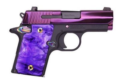 Sig Sauer P938 Purple Subcompact 9mm Pistol Gen 1 - Stylish Defense