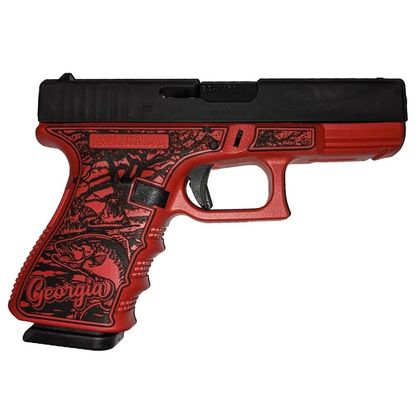 Glock 19 Gen 3 "Georgia Red" Custom 9mm Semi-Auto Pistol