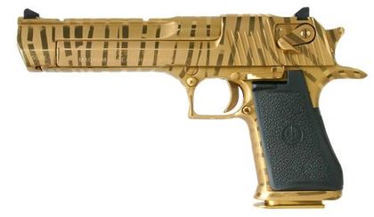 Desert Eagle MK19 .50 AE Titanium Gold Tiger Edition