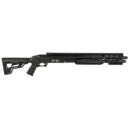 SP12 Gen 1 Tactical 12-Gauge Pump Shotgun - Black Anodized Finish