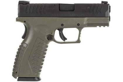 Springfield XD(M) 9mm Gen 1 - Olive Drab, High-Capacity Precision Pistol