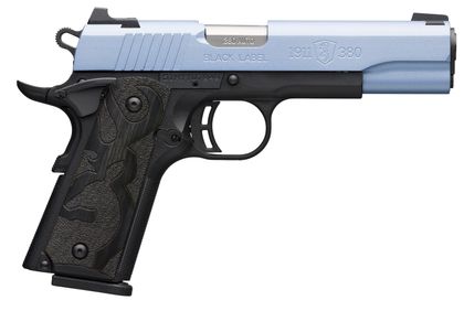 Browning 1911-380 Black Label Polar Blue Pistol - Gen 1 .380 ACP