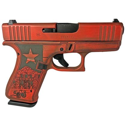 Glock 43x Gen 1 "Texas Orange" 9mm Compact Handgun - 10-Round EDC Edition