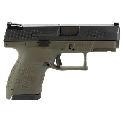 CZ-USA P-10 S Gen1 9mm OD Green Compact Striker Pistol 12+1