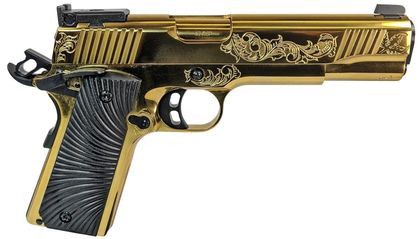 EAA MC1911 Deluxe Gold Engraved .45 ACP Pistol - 5" Masterpiece Edition