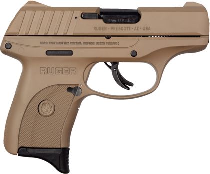 Ruger EC9s Gen 1 Dark Earth 9mm Compact Concealed Carry Handgun