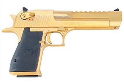 Desert Eagle .44 Mag 24K Gold Elite Pistol - Magnum Power & Precision