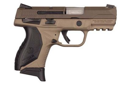 Ruger American Compact 9mm Gen1: FDE/Patriot DAO, 17-Rd Precision Sights