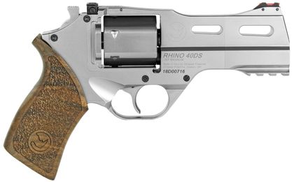 Chiappa Rhino 40SAR Gen 1 Nickel .357 Mag Revolver - 4" Barrel, 6-Round